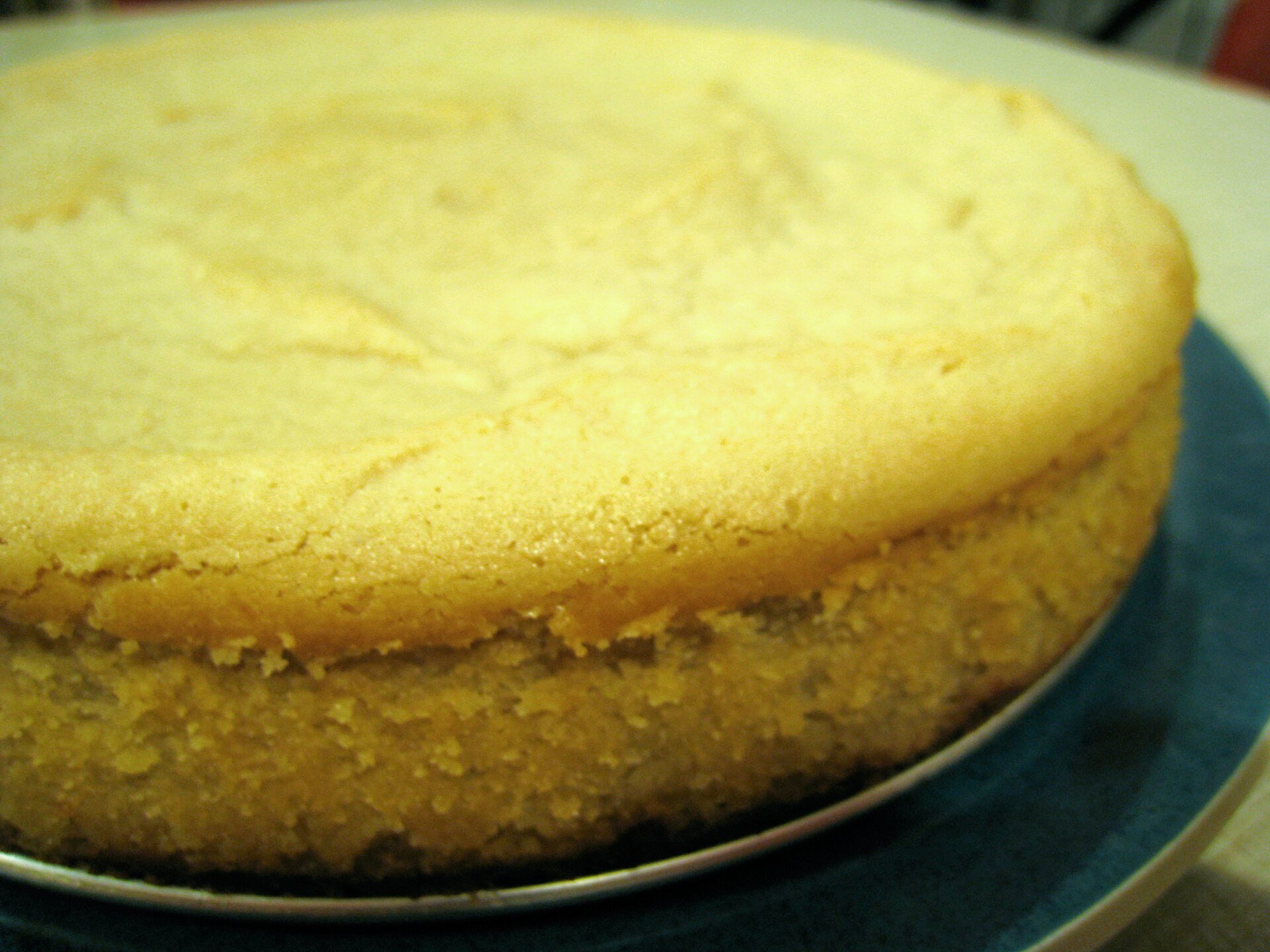 Cheesecake cru aux myrtilles, pécan et crème de coco