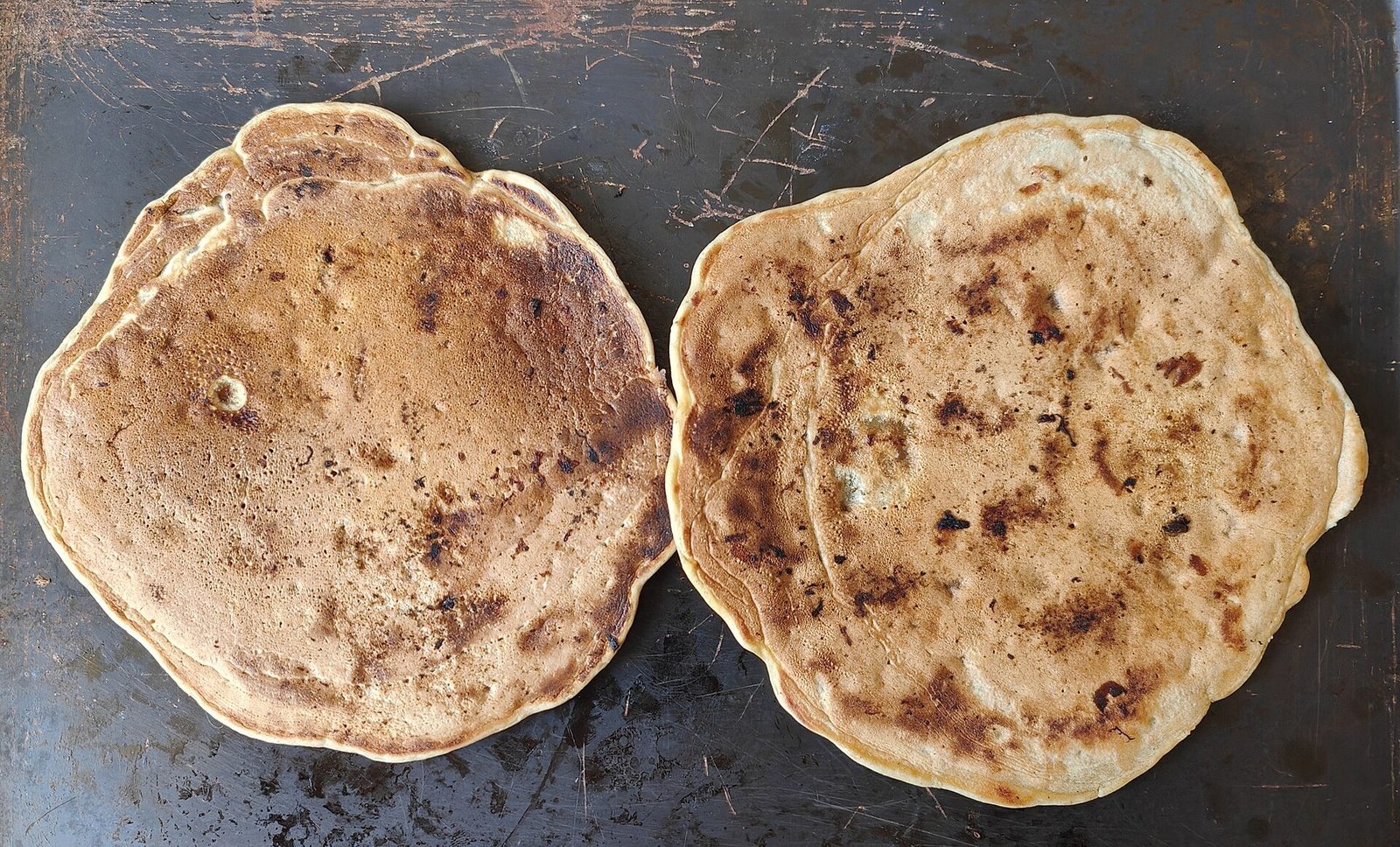 Pancakes moelleux à la banane et au zeste d'orange